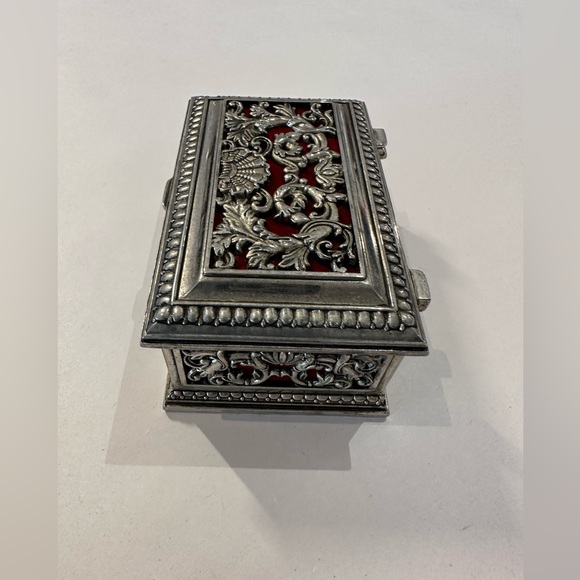 Vintage silver plated jewelry box - Picture 5 of 7